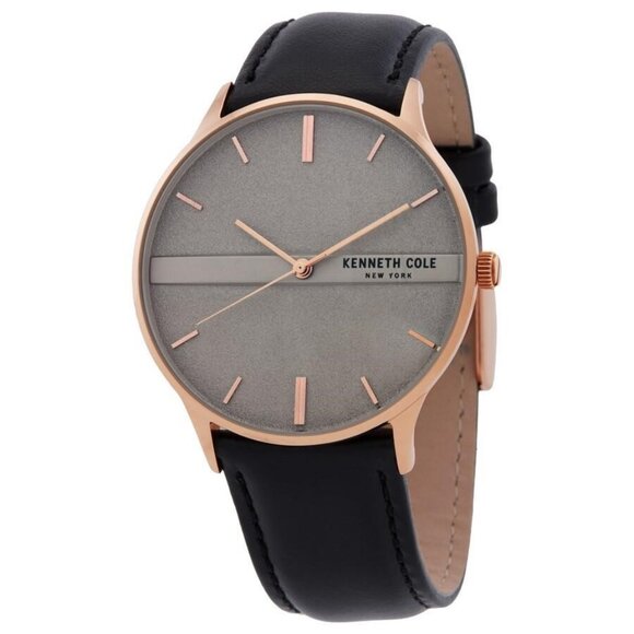 NWT Authentic Kenneth Cole New York Quartz Grey Dial Men's Watch - Picture 1 of 3